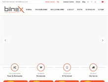 Tablet Screenshot of bilnex.com.tr